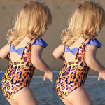 Swimsuit Girls Kids One Pieces Leopard-print Swimwear Female  Bikini Baby Children Swimwear Girls Bikini Swimming Suit Fit