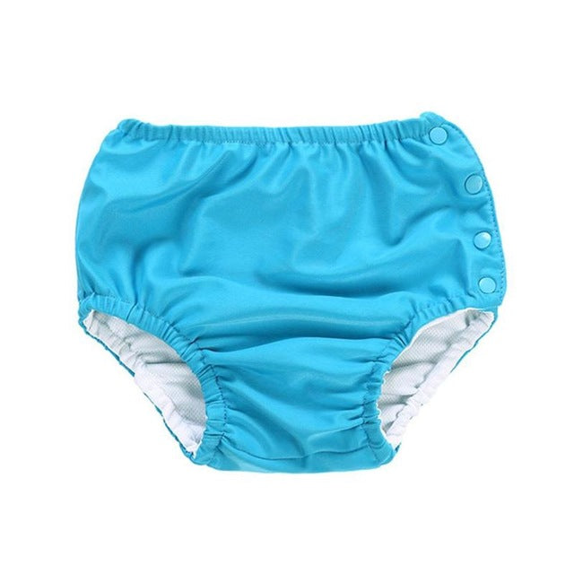 New Style Baby Swim Unisex Baby Swimming Pants Kids Beach Swimwear Infant Candy Color Swimsuit