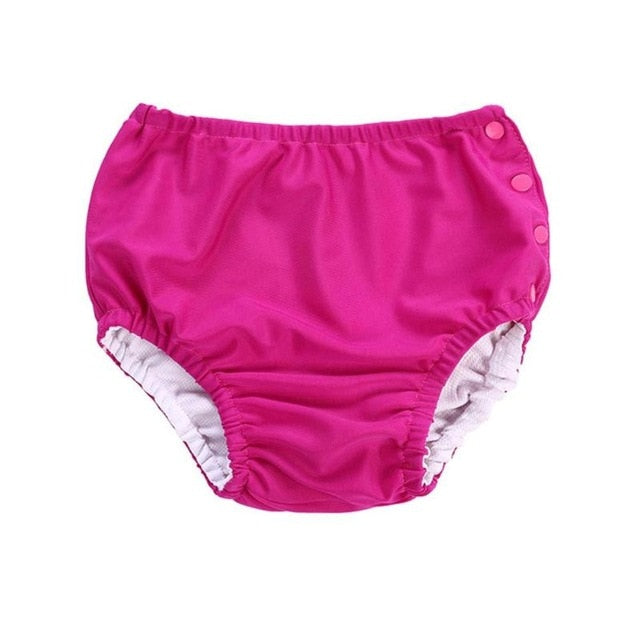 New Style Baby Swim Unisex Baby Swimming Pants Kids Beach Swimwear Infant Candy Color Swimsuit